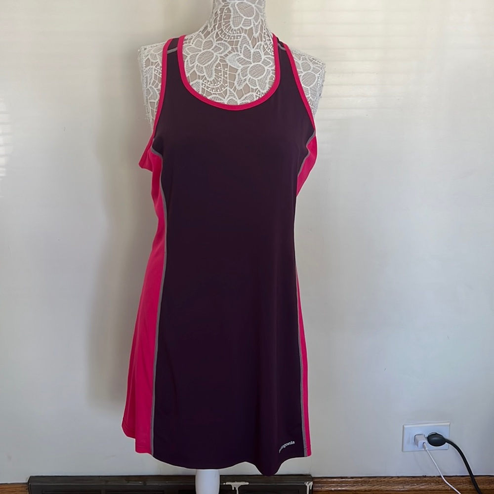 Women's Pink and Purple Dress